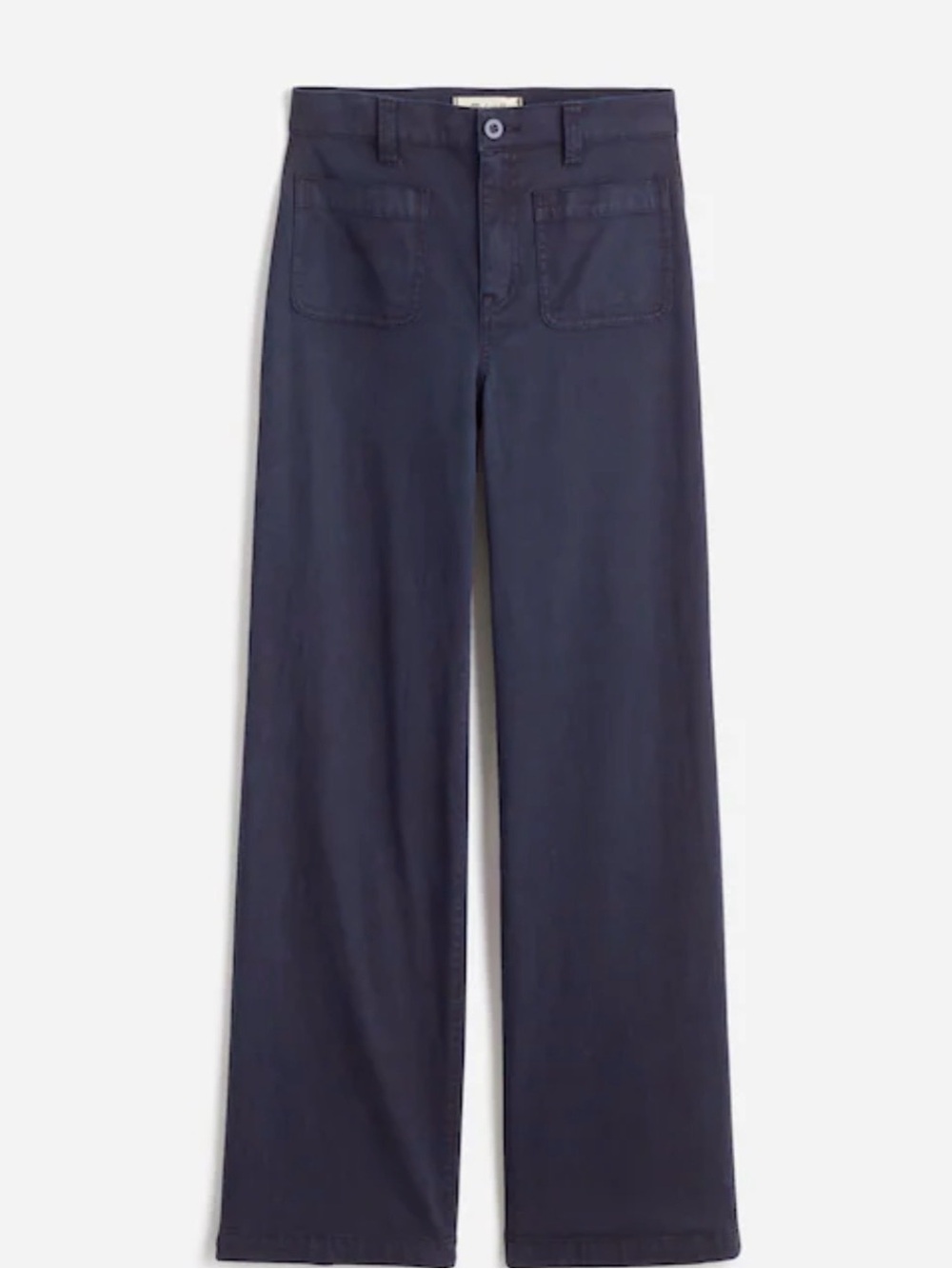 Madewell Women’s Ankle-Length Wide Leg Pants in Navy
